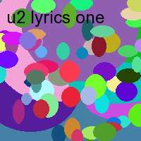 u2 lyrics one