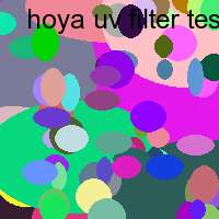 hoya uv filter test